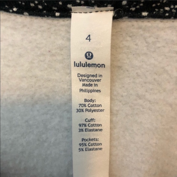 🌌 Lululemon constellation scuba hoodie size 4 - Picture 2 of 3
